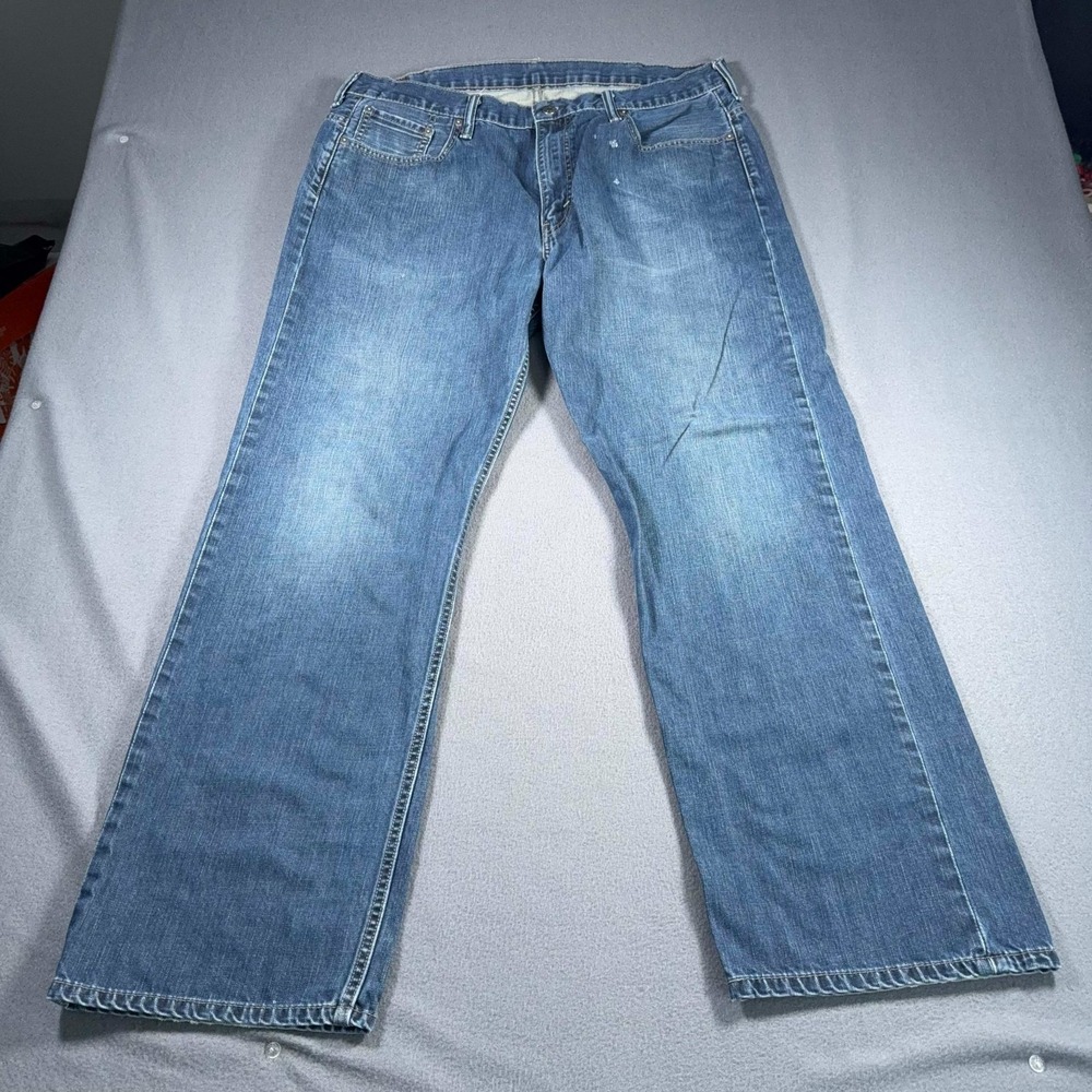 Levis 569 Loose Straight Jeans Mens 38x31 Dark Wash Denim Pants